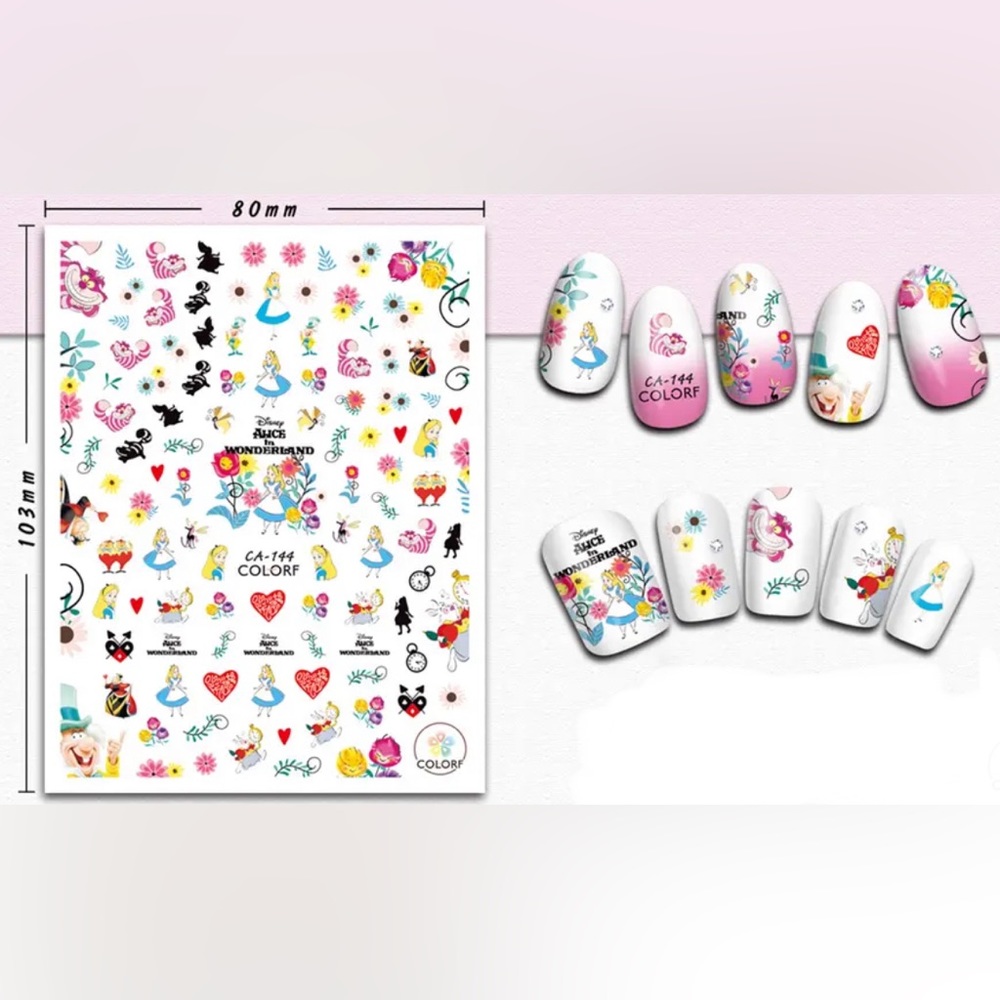 $1 Alice nail stickers. NEW. $1 WITH ANY ORDER OF $10 OR MORE